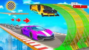 СКИЛЛ-ТЕСТ ПО ЖЕСТКИМ ПЕРЕКЛАДКАМ! КРУТИСЬ-ВЕРТИСЬ ЧТОБЫ ФИНИШИРОВАТЬ | ПАРКУР В ГТА 5 ОНЛАЙН