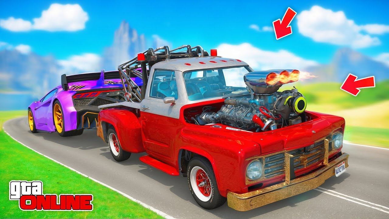 УГНАЛИ ТАЧКИ НА ЧИТЕРСКИХ ТУРБО-ЭВАКУАТОРАХ! БИТВА ЭВАКУАТОРОВ В ГТА 5 ОНЛАЙН | НАШЕЛ 3 ТАЧКИ смотреть онлайн