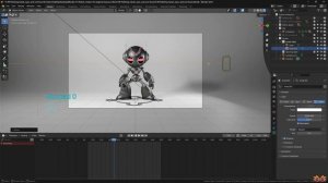 Урок 27. Создание студийного освещения в Blender 4.5