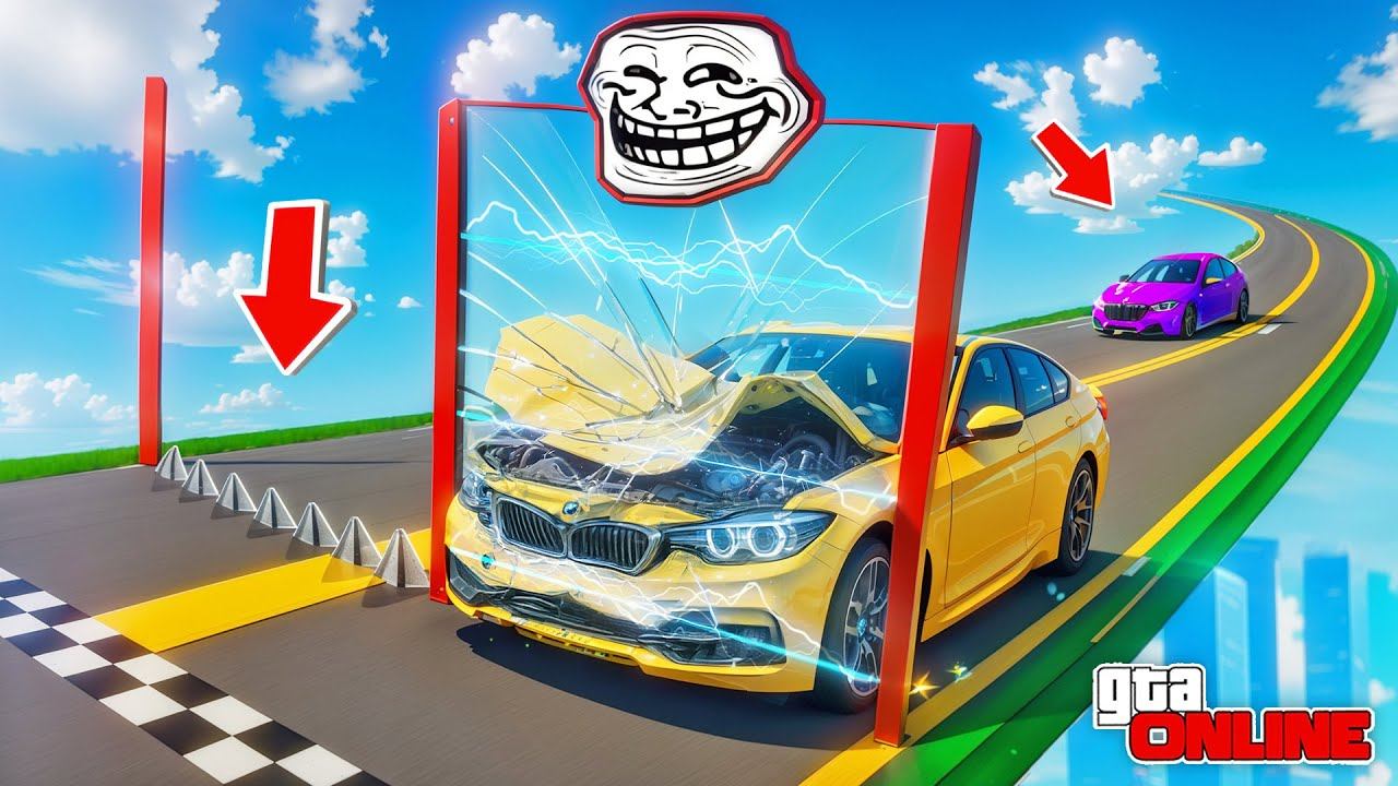 СНОВА ЗАПУСТИЛИ ТРОЛЛИНГ СКИЛЛ-ТЕСТ! АААААААААА!!! НАЙДИ ПРАВИЛЬНЫЙ ПУТЬ | ПАРКУР В ГТА 5 ОНЛАЙН смотреть онлайн