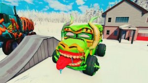 ПОЛИЦИЯ ПРОТИВ ЗОМБИ В ГОРОДЕ - История ужасов - BeamNG