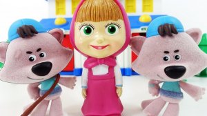 Девочка Маша и Ми-Ми-Мишки Игрушки для детей в новом Мультике с Игрушками Маша и Медведь и МиМиМишки
