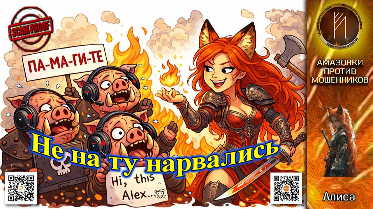 АЛИСА. Амазонка против стада мошенников