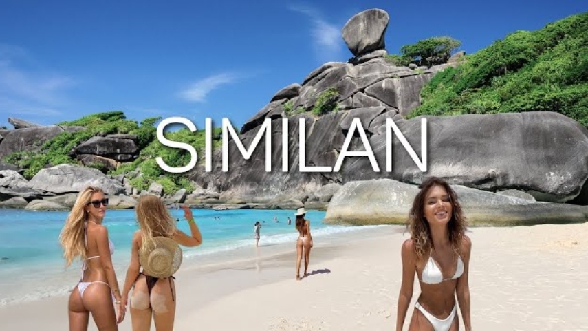 Погрузитесь в Симиланский рай, пешеходная прогулка по острову. Тайланд. смотреть онлайн