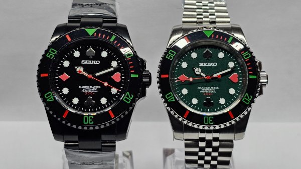 Часы Приносящие Удачу! SEIKO POKER Mod. + Вопрос - Какая Комбинация Лучше!?