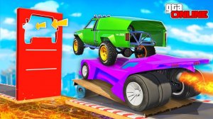 ПАРНЫЙ СКИЛЛ-ТЕСТ ВОЗВРАЩЕНИЕ В GTA 5! ТОЛЬКО ВДВОЕМ | КООПЕРАТИВНЫЙ ПАРКУР В ГТА 5 ОНЛАЙН