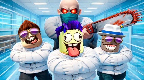 ПОБЕГ ИЗ ПСИХУШКИ В ROBLOX