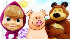 МАША Художник - Мультфильм с Игрушками Маша и Медведь. Мультики для малышей!