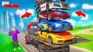 УГНАЛ 5 ТАЧЕК ЗА 8 МИНУТ В GTA 5! ОЛИМПИАДА ИСПЫТАНИЙ - БИТВА ЭВАКУАТОРОВ В ГТА 5 ОНЛАЙН