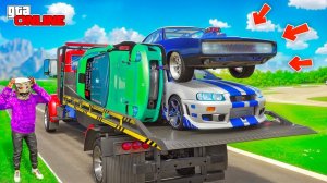 УГНАЛИ КУЧУ ФОРСАЖ ТАЧЕК В ГОРОДЕ! БИТВА ЭВАКУАТОРОВ В ГТА 5 ОНЛАЙН | НАШЕЛ 3 ТАЧКИ