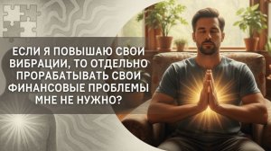 Если я повышаю свои вибрации, то отдельно прорабатывать свои финансовые проблемы мне не нужно?