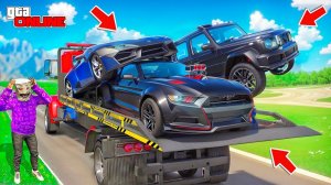 УГОНЯЮ ТОЛЬКО ЧЕРНЫЕ ТАЧКИ ЧЕЛЛЕНДЖ  ЗА 8 МИНУТ! БИТВА ЭВАКУАТОРОВ В ГТА 5 ОНЛАЙН