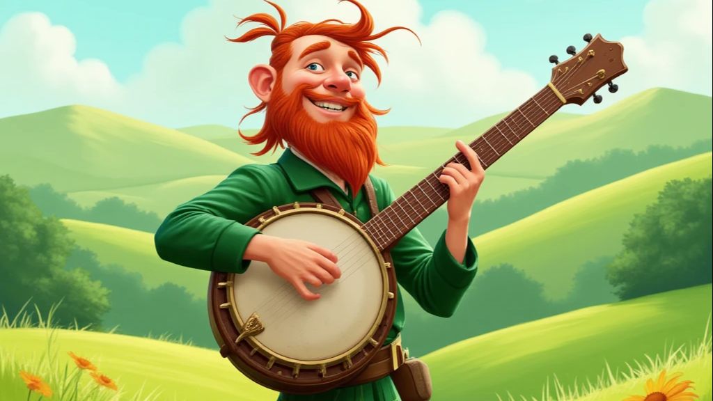 ИРЛАНДСКАЯ скороговорка Bhí bean ag Joe 's bhí banjo ag Joe 's ( про Джо и его банджо) смотреть онлайн