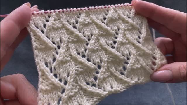 🧶ОЧЕНЬ КРАСИВЫЙ НЕСЛОЖНЫЙ УЗОР💜 смотреть онлайн