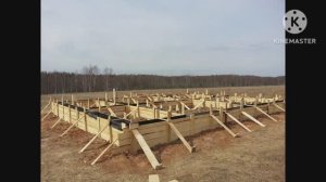 Фундамент под деревянный дом.