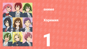 Хоримия 1 серия (аниме-сериал, 2021)