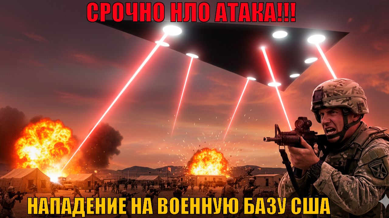 ШОК! НЛО над Зоной 51_ Секретный объект США под прицелом пришельцев! 🛸😱 смотреть онлайн