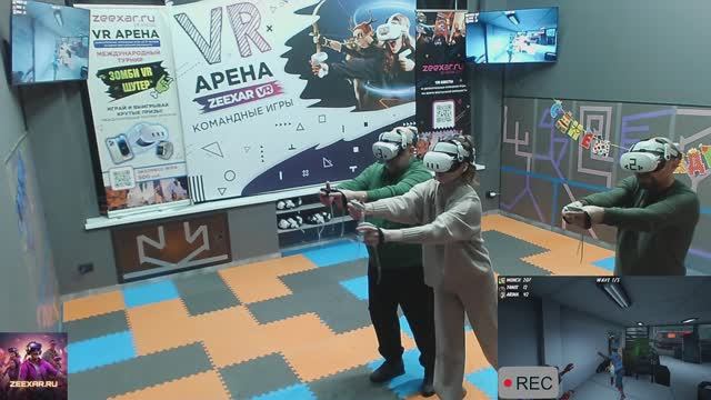 Запись стрима от 24.01.2026 г. / 3 игрока / Команда из Путилково против Зомби / Часть 1