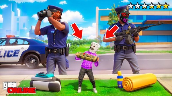 ЗАТРОЛИЛ КОПОВ И СТАЛ МАЛЕНЬКИМ В ГТА 5! АВТОУГОНЩИК ПРОТИВ КОПОВ В GTA 5 ONLINE