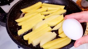 Бюджетный ужин за копейки! Забытый рецепт моей бабушки. Просто возьмите картошку и яйцо.