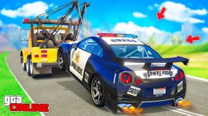 УГНАЛ ПОЛИЦЕЙСКИЙ ГТР НА ТУРБО-ЭВАКУАТОРЕ! БИТВА ЭВАКУАТОРОВ В ГТА 5 ОНЛАЙН