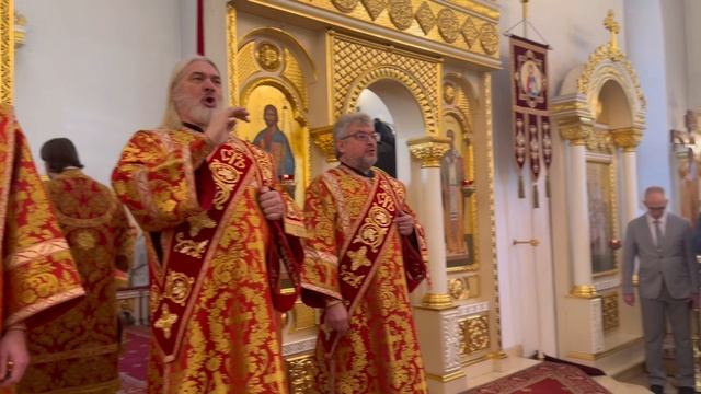 МИТРОПОЛИТ ИГНАТИЙ СОВЕРШИЛ БОЖЕСТВЕННУЮ ЛИТУРГИЮ В КИРИЛЛО-МЕФОДИЕВСКОМ ХРАМЕ ПРИ СГУ смотреть онлайн