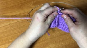 Цельновязанная планка спицами