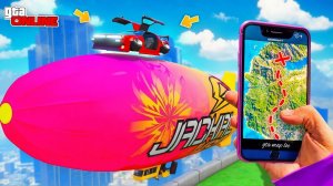 НАШЕЛ ПО ФОТО ДЕЛОРИАН БУДУЩЕГО НА ДИРИЖАБЛЕ! ЛЕТАЮЩИЕ ТАЧКИ ЧЕЛЛЕНДЖ | НАЙДИ ПО ФОТО В GTA 5 ONLINE