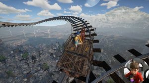 Даня играет в паркур