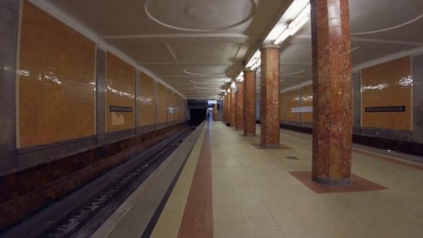 Moscow Metro Station Krasnoselskaya. Sokolnicheskaya Line