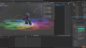 Урок 28. Анимированное освещение в Blender 4.5