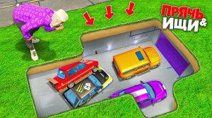 НАШЕЛ КУЧУ ЖИГУЛЕЙ ПОД ЗЕМЛЕЙ! БИТВА АВТОУГОНЩИКОВ В ГТА 5 ОНЛАЙН