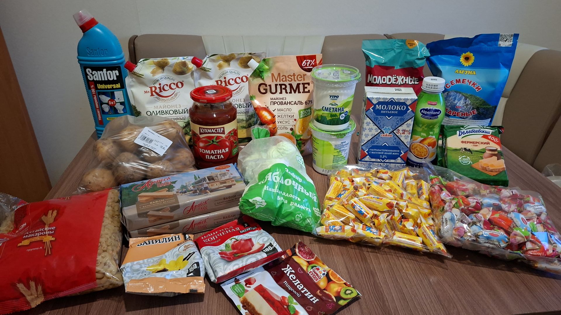 Закупка в "Светофоре" | Обзор покупок | Поездка в Поронайск | 25 января смотреть онлайн