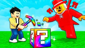 Что Произойдет Если Сломать ЛАКИ БЛОК СЭММИ в РОБЛОКС ?