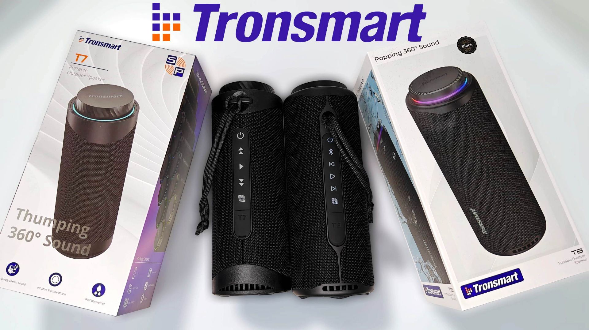 Колонки Tronsmart T7 & T8 — мощный звук, который всегда с тобой смотреть онлайн