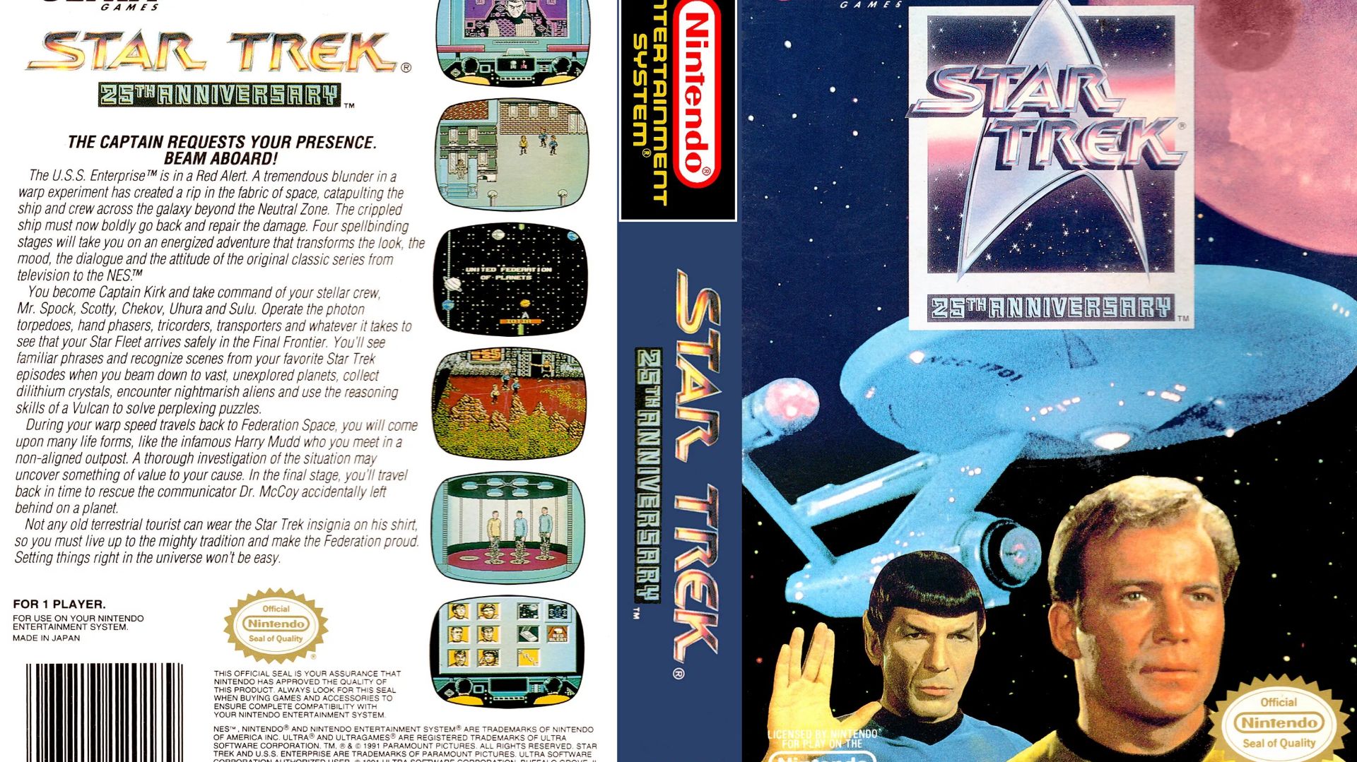 Star Trek 25th Anniversary (NES) смотреть онлайн