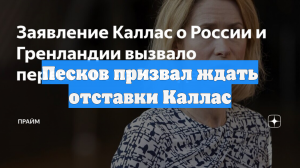 Песков: европейские политики вырождаются, они некомпетентны