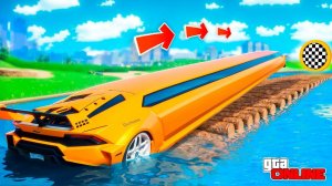 СМОЖЕТ ЛИ САМАЯ ДЛИННАЯ ЛАМБА ПРОЕХАТЬ ПО МОСТУ ИЗ БРЁВЕН? ЭКСПЕРИМЕНТЫ ГТА 5