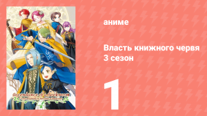 Власть книжного червя 3 сезон 1 серия «Зима подступает» (аниме-сериал, 2022)