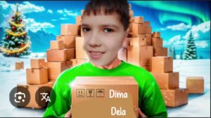 открываю подарки от Дели