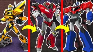 КАК МЕНЯЛСЯ ТРАНСФОРМЕР И ЕГО ЖИЗНЕННЫЙ ЦИКЛ В МАЙНКРАФТ ~ ЭВОЛЮЦИЯ И ТРОЛЛИНГ MINECRAFT ROBOT