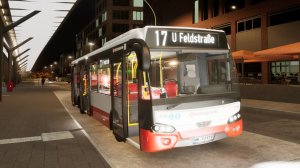 The Bus. Hamburg. Маршрут 17. U Feldstrase - U S Barmbek