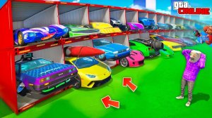 ВЫБИЛ КУЧУ ЧИТ-ТАЧЕК ИЗ 40 СУПЕР-КОНТЕЙНЕРОВ! РЕАКТИВНАЯ ЛАМБА | БИТВА ЗА КОНТЕЙНЕРЫ В ГТА 5