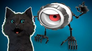 ГЛАЗА РОБОТ 👀  С ГОВОРЯЩИМ СУПЕР КОТОМ ( ИГРА для ДЕТЕЙ ) ANDROID #178