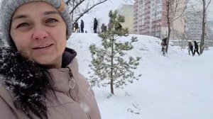 317 Краснодар занесло снегом. НЕ ПРАВИЛЬНО ЖИВЁМ. КАТАЕМСЯ НА ВАТРУШКЕ ПИРОЖКИ С КАПУСТОЙ.