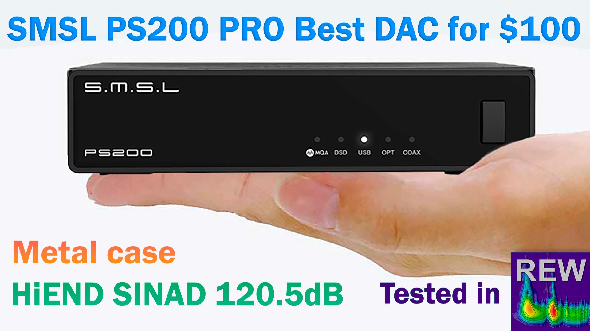 ЦАП SMSL PS200 Pro - HiEnd на ладони