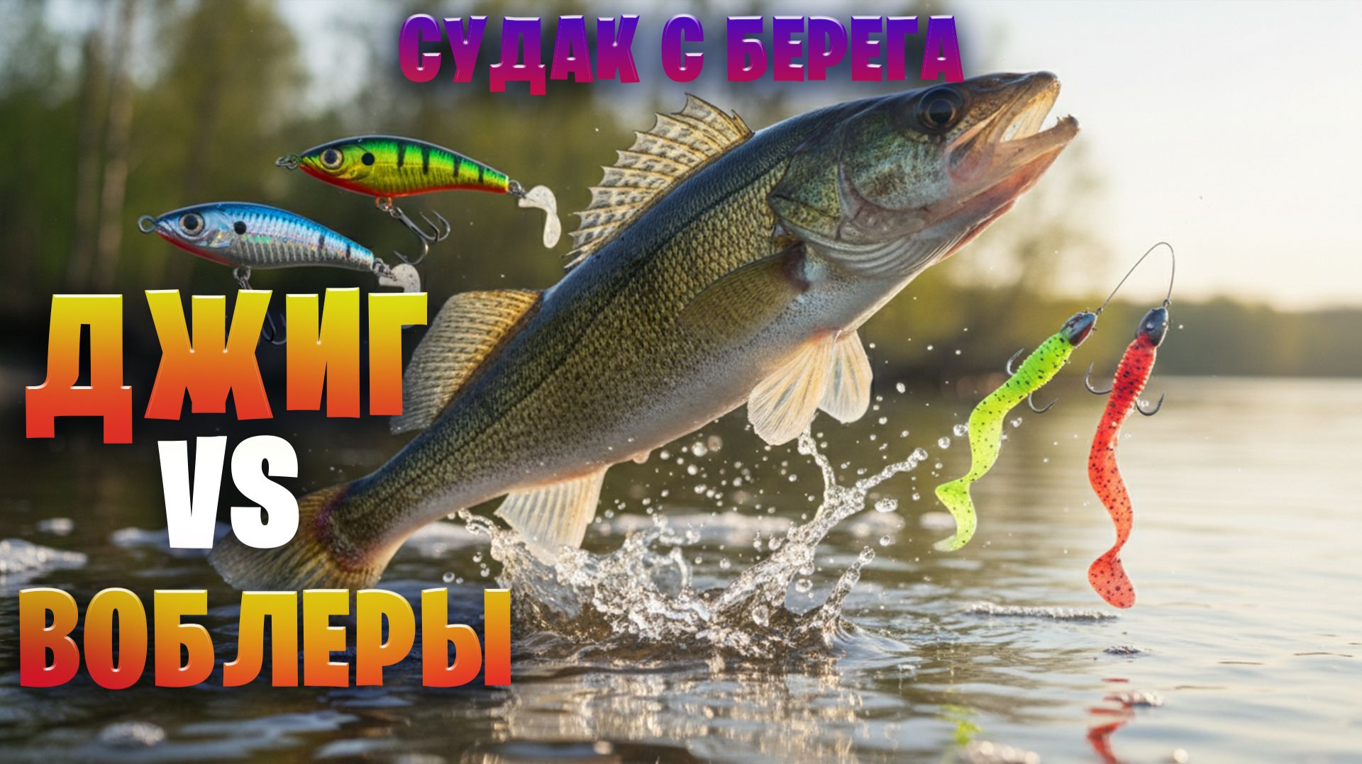 Джиг или Воблер на судаке с берега ???