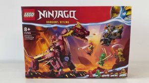 ОБЗОР ЛЕГО НИНДЗЯГО 71793 Лавовый Дракон Хитвейв LEGO NINJAGO Heatwave Transforming Lawa Gragon