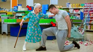 Милая БАБУЛЯ УШАТАЛА хулиганов за 20 секунд. Напали и сразу ПОЖАЛЕЛИ. Оказалась ветераном