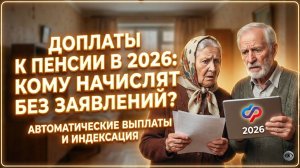 Новые правила пенсий в 2026 году: автоматические доплаты и индексация